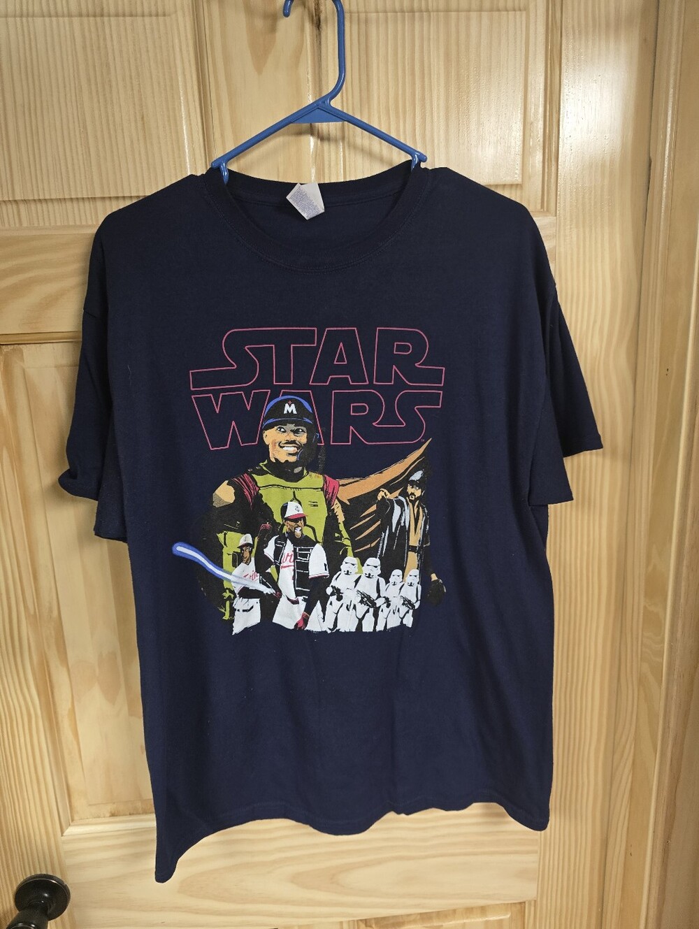 Star Wars Graphic Tee - Navy with Multicolor Print